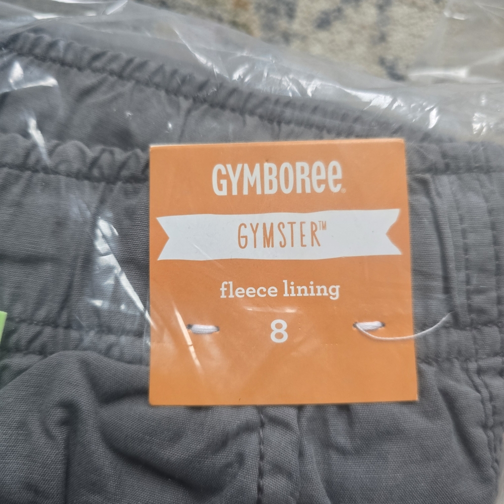 Gymboree Charcoal Fleece-Lined Pants